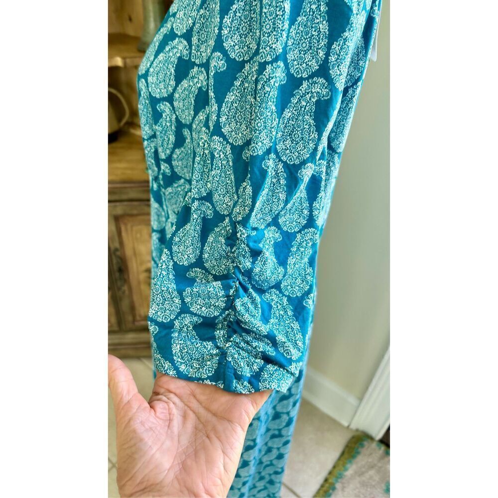 Boden Paisley Short Sleeve Jersey Dress NWT - Picture 6 of 13